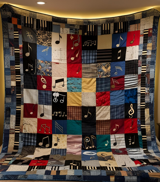 The Musician's Quilt: A Melody of Memories